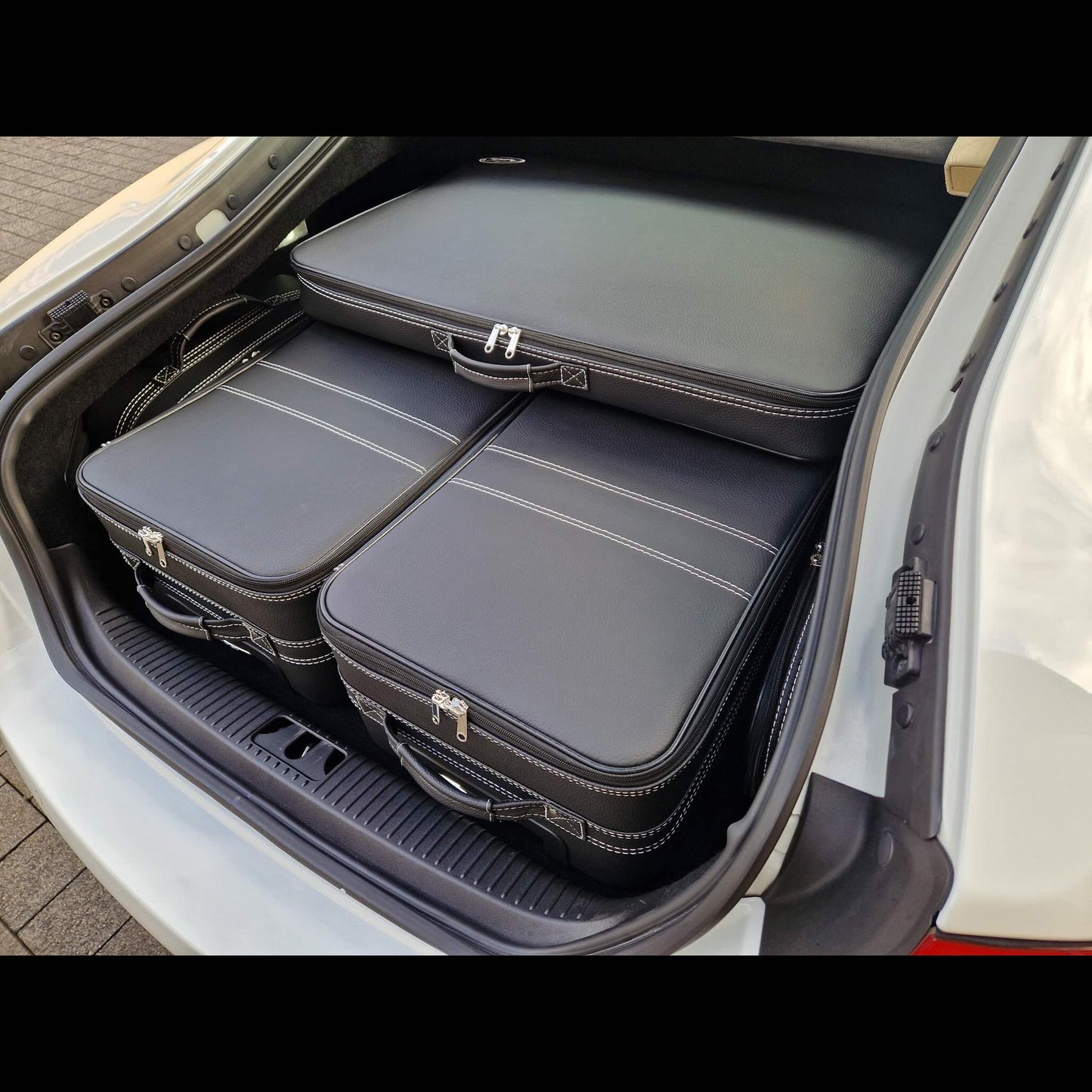 Jaguar XK XKR Coupe Roadster bag Suitcase Set 5pc Set