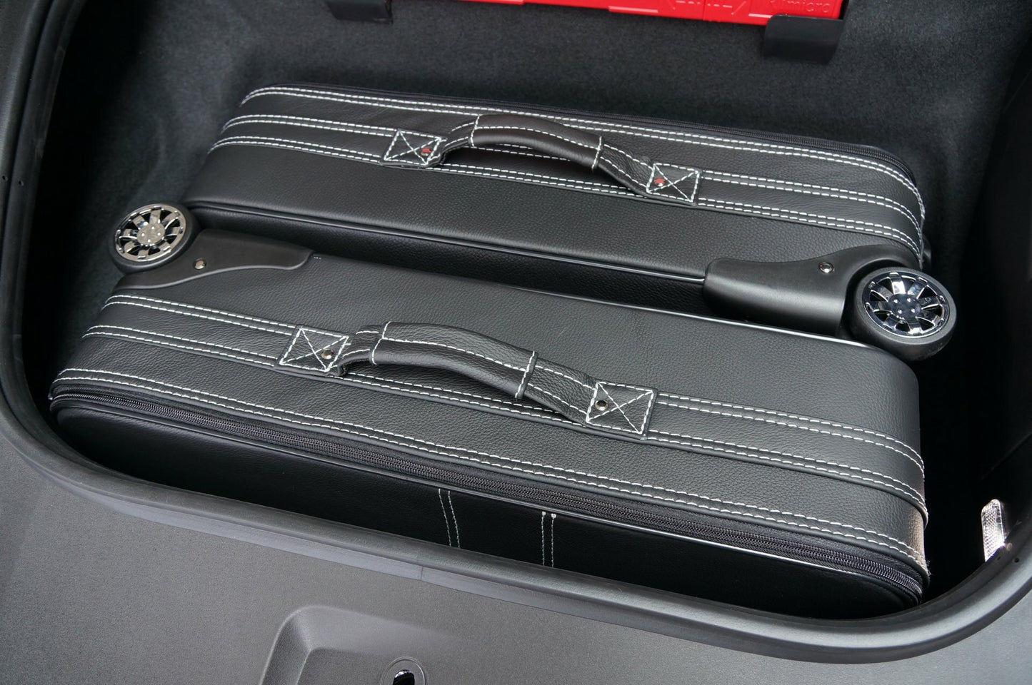 Porsche 911 (991) Roadster Bag Front Trunk (Frunk) Luggage Set 3pc - Full Leather