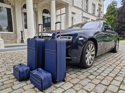 Luggage Roadster bag Set Luxury Hand made compatible with Rolls Royce Dawn