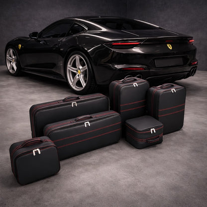 Ferrari Amalfi Coupe Luggage Roadster bag Baggage Case Interior and Boot Trunk Set 6PCS