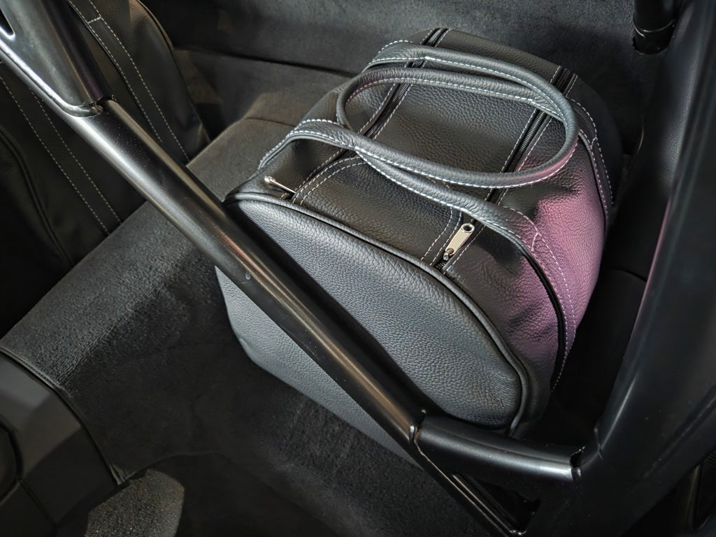 Porsche 911 992 Lightweight rear bags Set Luggage Case Set 2pcs Models with Roll bar cage Full leather