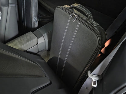 Porsche 911 991 992 Rear Footwell Roadster bag Luggage Case Set Full leather 2pc Set