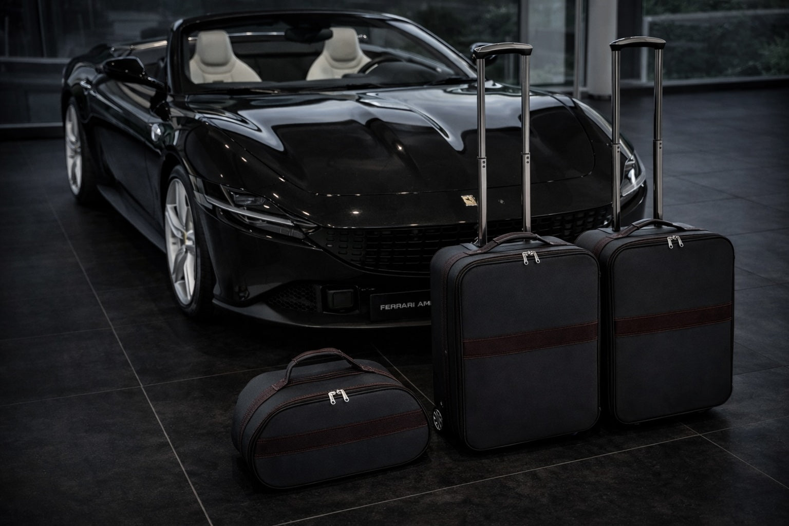 Ferrari Amalfi Spider Luggage Roadster bag Baggage Case Boot Trunk Set ...
