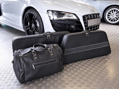 Audi R8 Coupe Roadster Bag Front Trunk (Frunk) Luggage Set 3pc - Models Until 2015