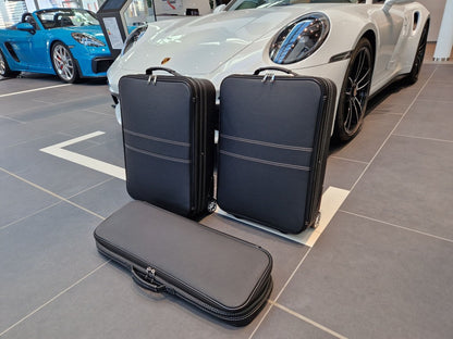 Porsche 911 991 992 all wheel drive 4S Turbo Roadster bag Luggage Case Set from 2015 Full Leather