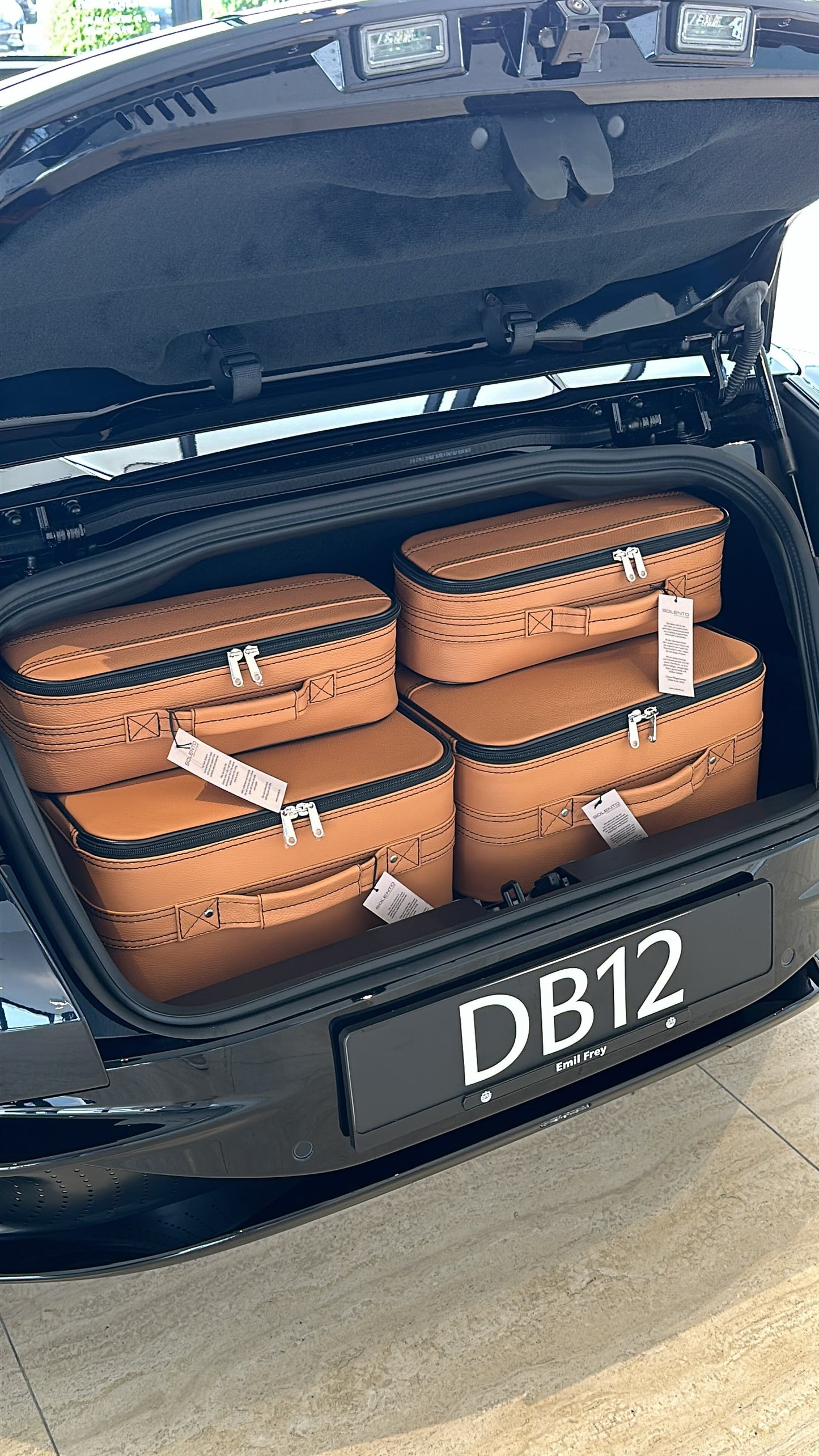 Aston Martin DB12 Volante Luggage bag Baggage Case Set 6PCS 2023+ Models