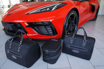 Chevrolet Corvette C8 Rear Trunk Roadster bag Luggage Case Set 2pcs EU models only