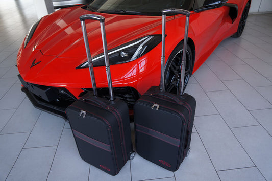 Chevrolet Corvette C8 Rear Trunk Roadster bag Luggage Case Set 2pcs USA models only