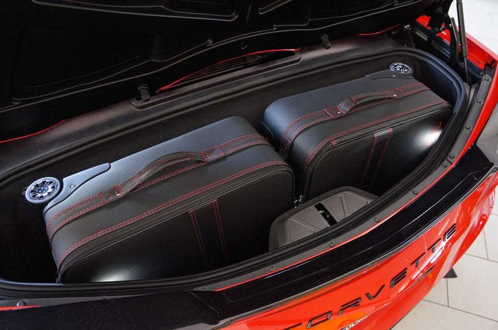 Chevrolet Corvette C8 Rear Trunk Roadster bag Luggage Case Set 2pcs US ...