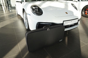Porsche 911 991 992 981 982 Cayman Rear shelf Roadster bag Luggage Baggage Case Full Leather