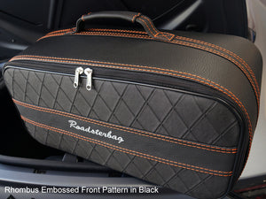 Porsche 911 992 Luggage Suitcase Roadster bag Front Trunk Set Partial leather