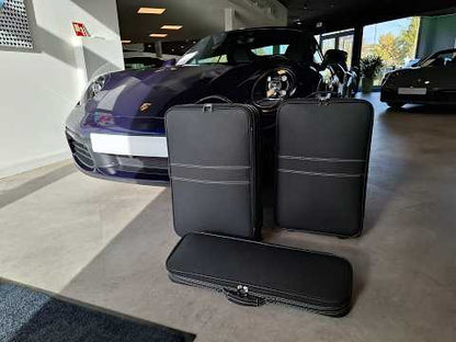 Porsche 911 (992) Roadster Bag Front Trunk (Frunk) Luggage Set 3pc - Full Leather