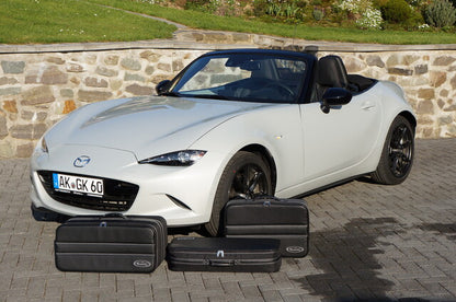 Mazda MX-5 ND + RF with Silver seam Roadster bag suitcase Luggage set