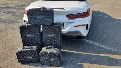 Roadster bag Suitcase Set compatible with BMW 8 Series Convertible Cabriolet (G14)