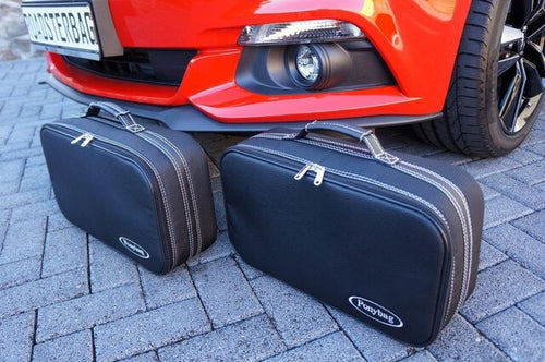 Ford Mustang Convertible Roadster bag Luggage Case Set model 2015+ Models 2pc Set