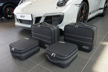 Carregar imagem no visualizador da galeria, Porsche 911 991 992 Rear Seat Roadster bag Luggage Case Set Partial leather