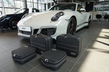 Load image into Gallery viewer, Porsche 911 991 992 Rear Seat Roadster bag Luggage Case Set Partial leather