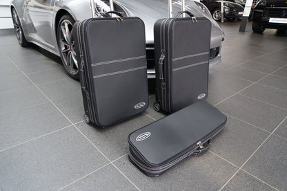 Porsche 911 992 Front Trunk Complete Leather Roadster bag Luggage Case Set