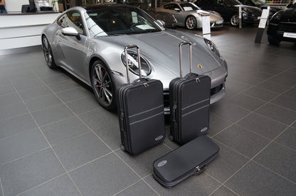 Porsche 911 992 Front Trunk Complete Leather Roadster bag Luggage Case Set