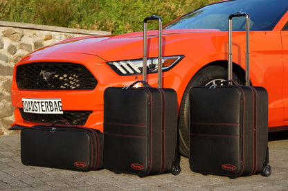 Ford Mustang Convertible Roadster bag Luggage Baggage Case Set 2015+ Models 3pc Set