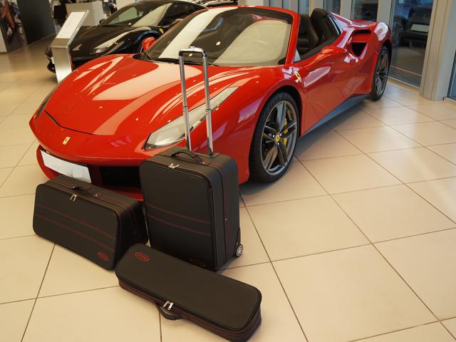 Ferrari 488 Spider Luggage Roadster bag Baggage Case Set