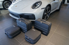 Load image into Gallery viewer, Porsche 911 991 992 Rear Seat Roadster bag Luggage Case Set Partial leather