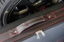 Cargar imagen en el visor de la galería, Fiat 124 Spider with Red stitching Roadster bag Luggage Baggage Case Set