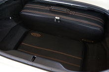 Charger l&#39;image dans la galerie, Fiat 124 Spider with Mocha stitching Roadster bag Luggage Baggage Case Set