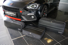 Indlæs billede til gallerivisning Fiat 124 Spider with Silver seam Roadster bag Luggage Case Set