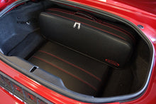 Carica l&#39;immagine nel visualizzatore di Gallery, Fiat 124 Spider with Red stitching Roadster bag Luggage Baggage Case Set