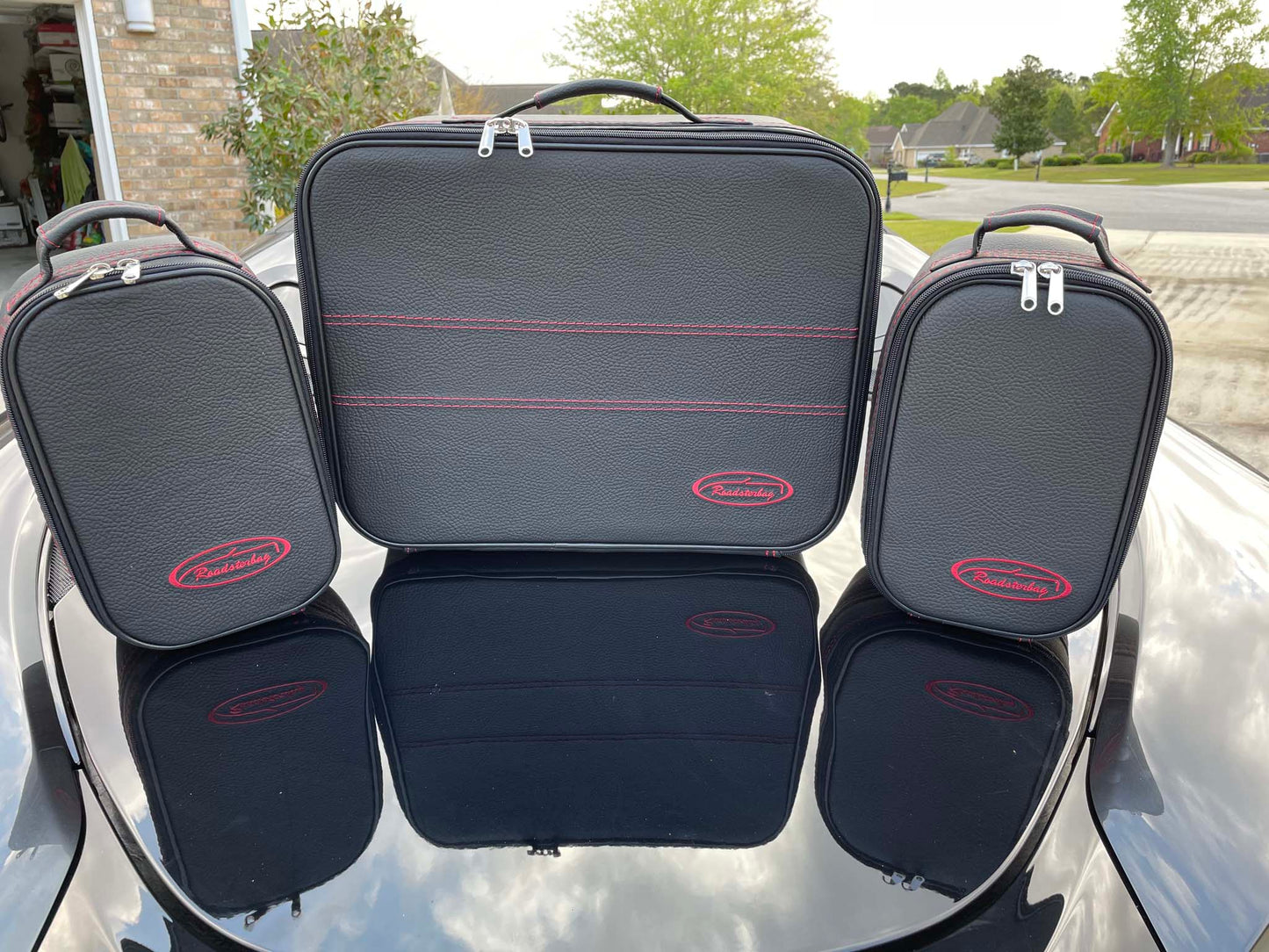 Roadster bag Suitcase Set compatible with BMW i8 Convertible Cabriolet